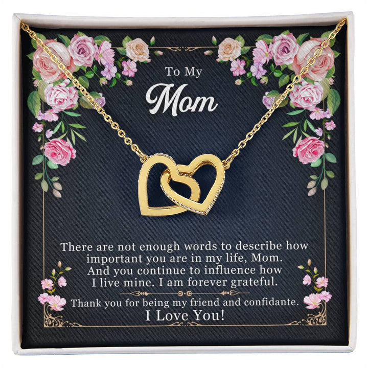 To My Mom, Thank you For Being My Friend