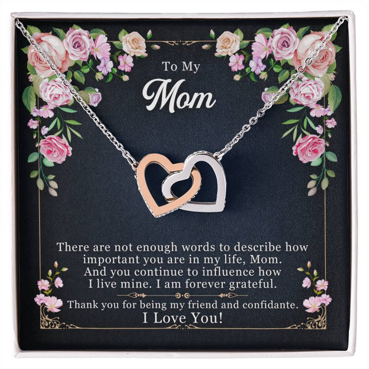To My Mom, Thank you For Being My Friend