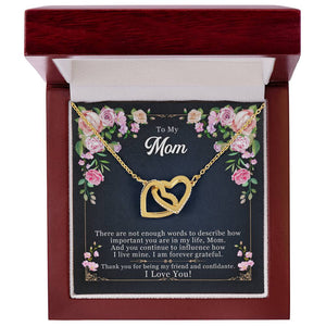 To My Mom, Thank you For Being My Friend