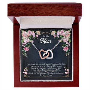 To My Mom, Thank you For Being My Friend