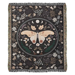 Bohemian Butterfly - Woven Blanket