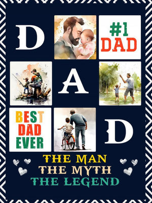 Best Dad Ever - Woven Blanket